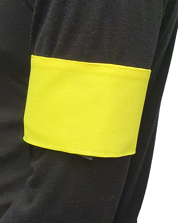 Hi-vis Blank Arm Band with Velcro