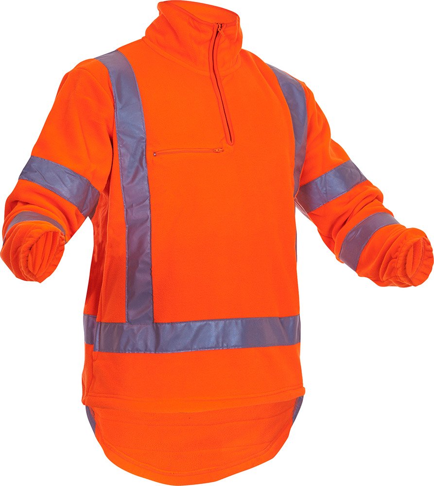Hi-Vis TTMC X-Back Polar Fleece 1/2 Zip Tunic