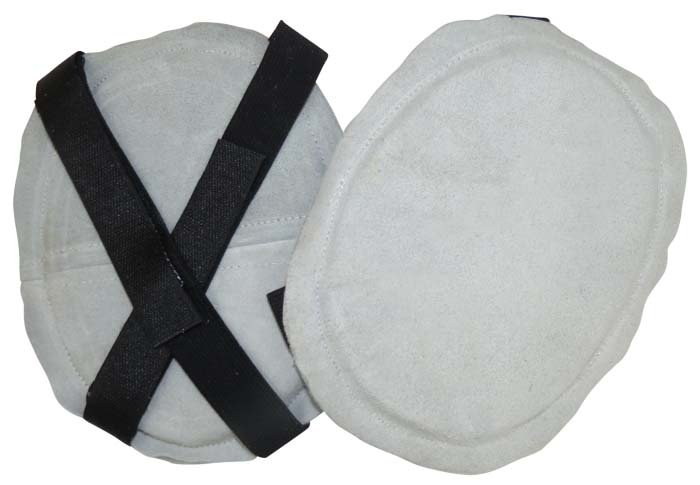 Suede Leather Knee Pads—Velcro Straps