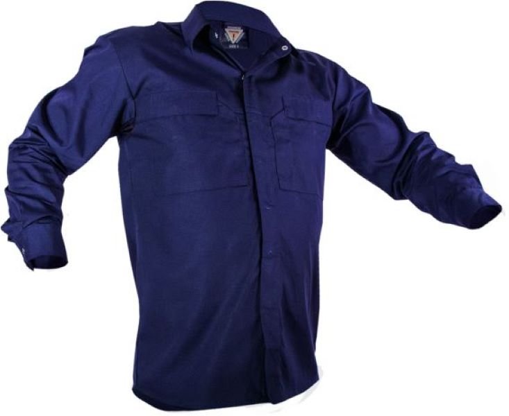 Long Sleeved Polycotton Pit Shirt