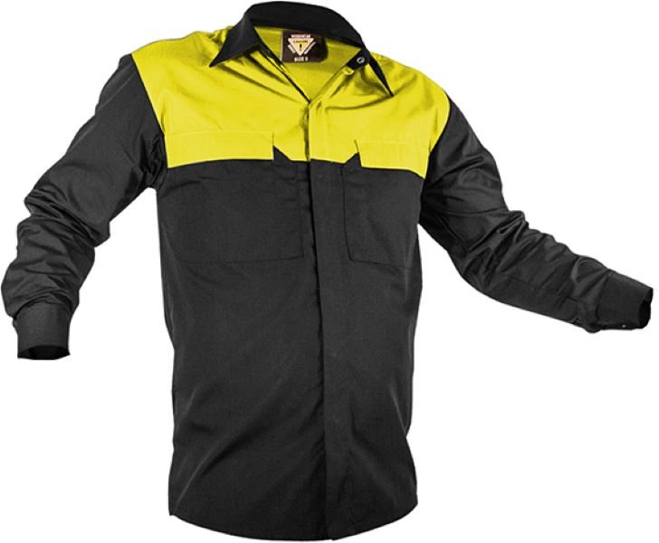 Long Sleeved Polycotton Pit Shirt