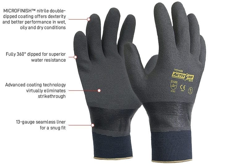 Esko Towa Activgrip 503 Full Dip Glove