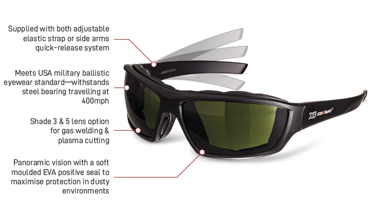 Mil spec on sale safety glasses