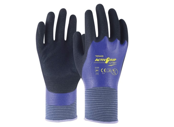 Esko Towa Activgrip 569 Nitrile Double Full Dip Glove - Image 2