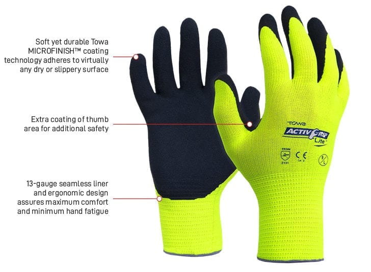 Esko Towa Activgrip Lite Hi-Vis Glove