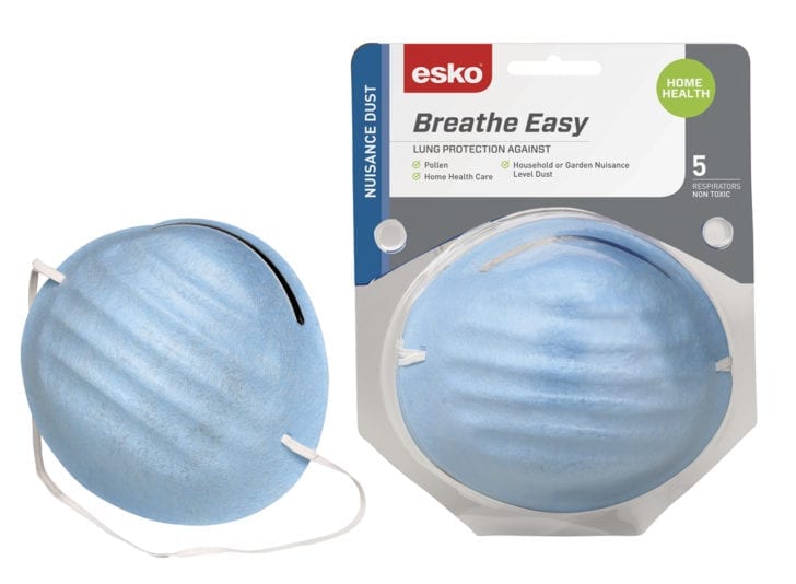 Esko Breathe Easy Nuisance Dust Mask 5 Pk - Image 2