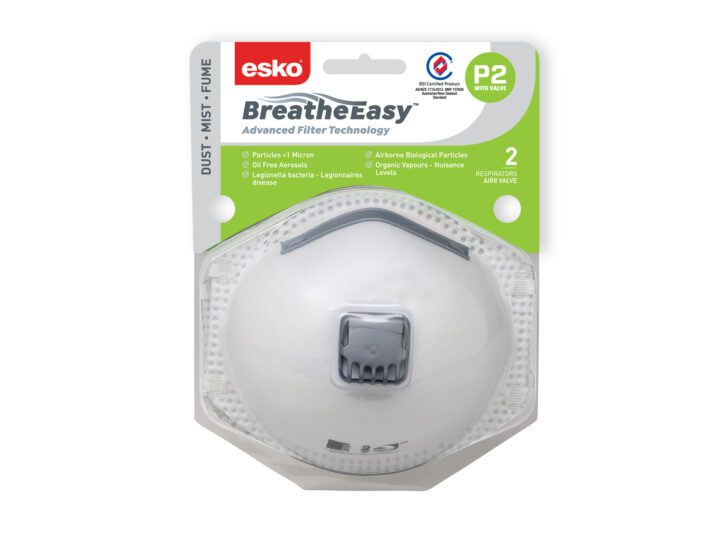 Esko Breathe Easy P2 Valved Mask 2 Pk - Image 2