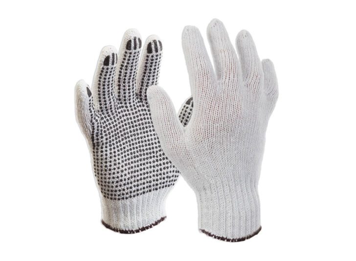Esko Knitted Polycotton Glove With Dots - Image 2