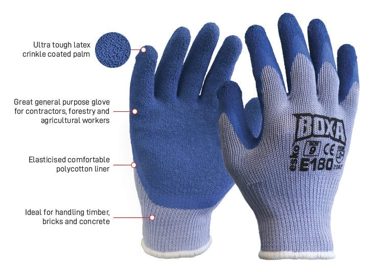 Esko Boxa Latex Glove Header Carded