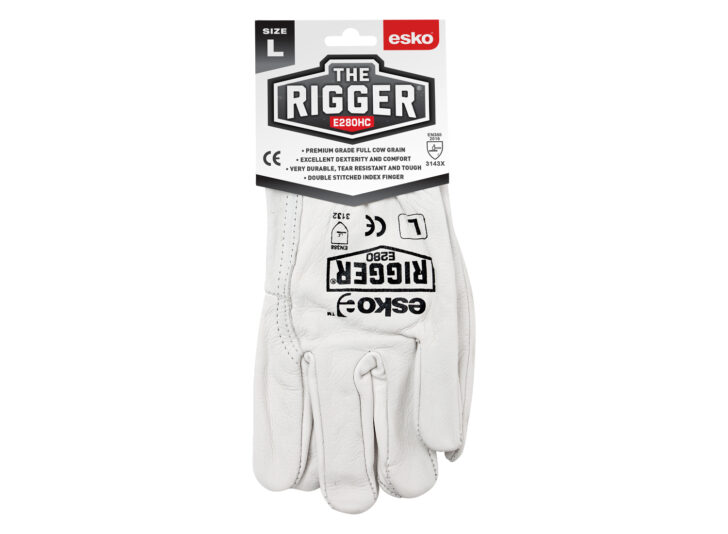 Esko The Rigger Premium Cowhide Glove Header Carded - Image 3