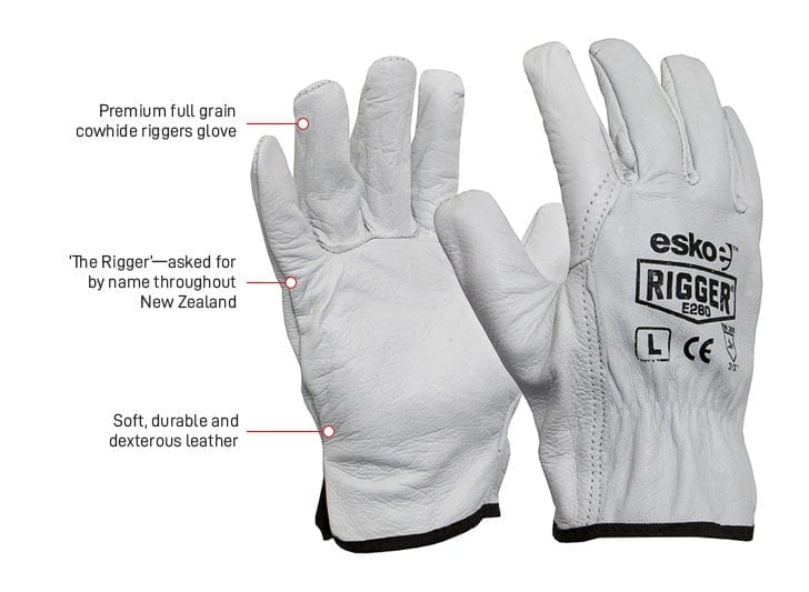 Esko The Rigger Premium Cowhide Glove