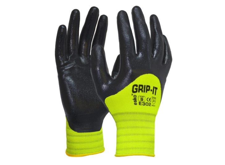 Esko Grip-It 3/4 Coat Hi-Vis Nitrile Glove - Image 2