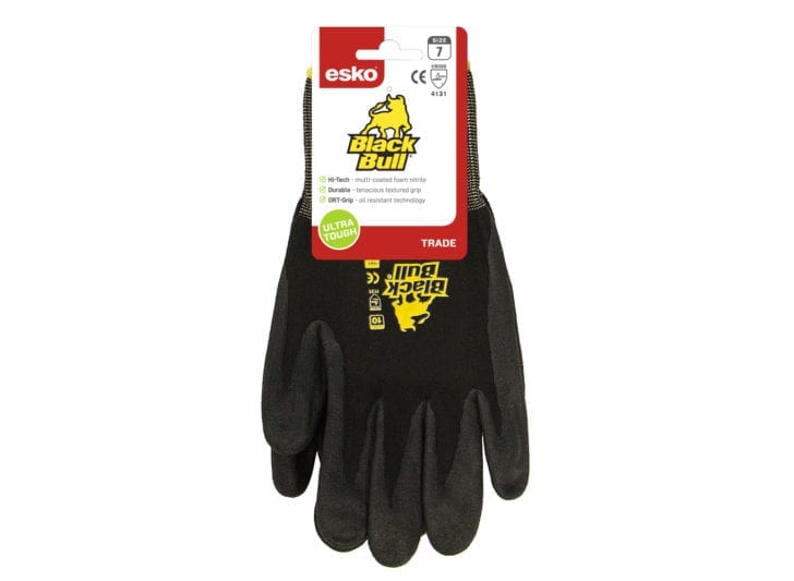 Esko Black Bull Nitrile Glove Header Carded - Image 3