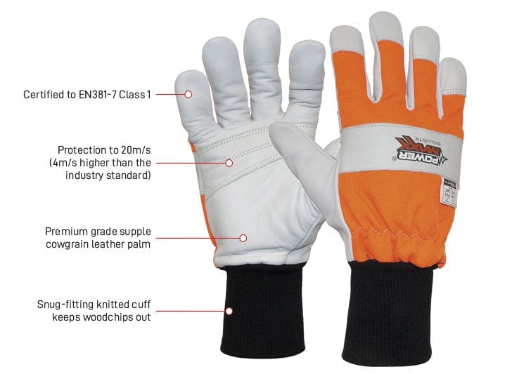 Esko Powermaxx Ballistic Chainsaw Protection Glove
