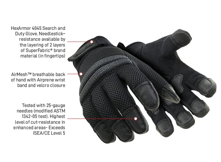 Esko HexArmor Search & Duty 4045 Glove - Esko Safety