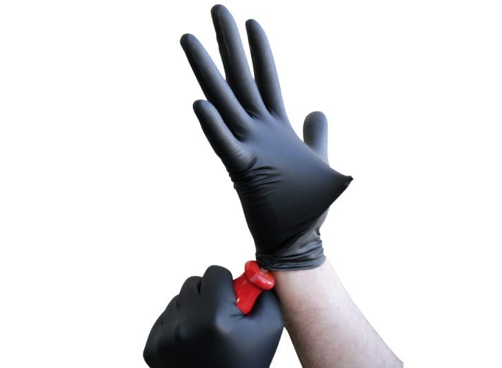 Esko High Five Industrial Black Nitrile Glove - Image 5