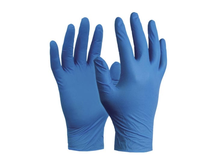 Esko High Five Industrial Blue Nitrile Glove - Image 3