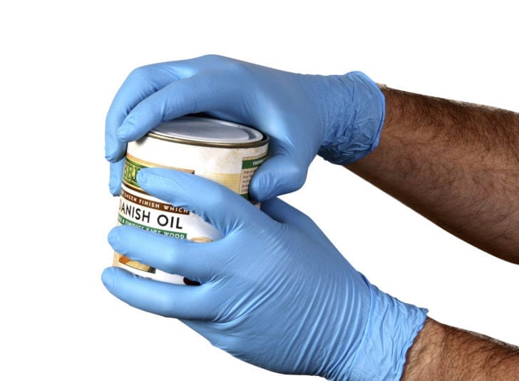 Esko High Five Industrial Blue Nitrile Glove - Image 4