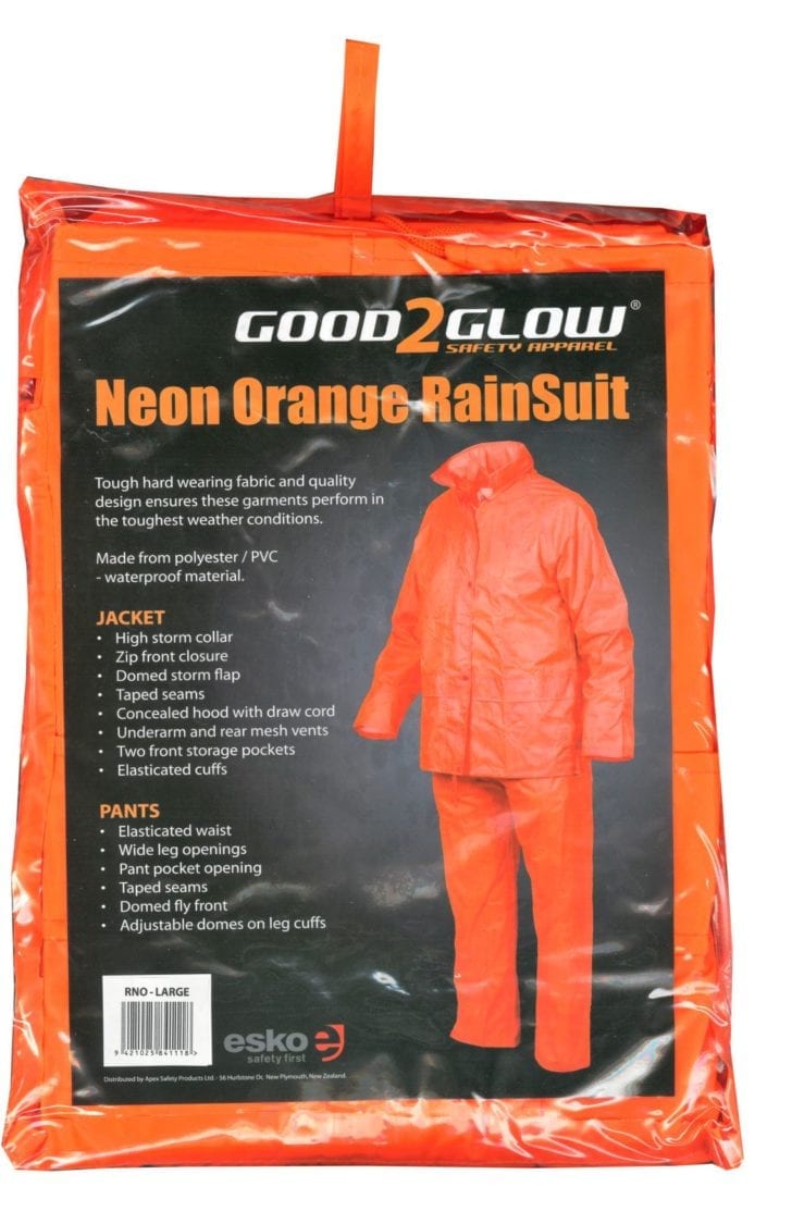 Esko Rainsuit Hi-Vis Orange - Image 3