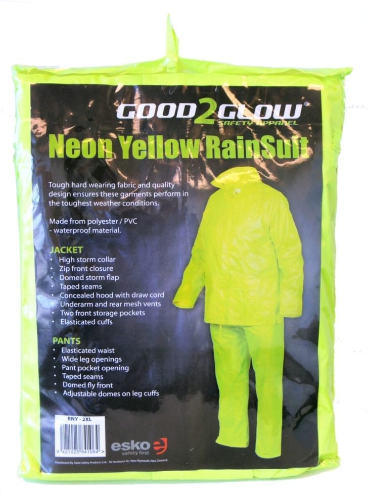 Esko Rainsuit Hi-Vis Yellow - Image 3