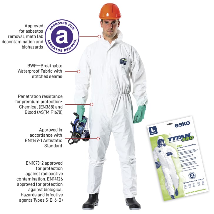 Esko Titan 380 BWF Coverall Type 5/6 - Esko Safety