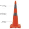 Esko 900mm Highway Cone
