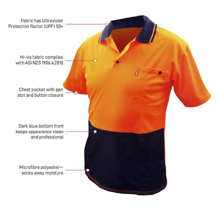 Esko Hi Vis Polo Shirt Esko Safety