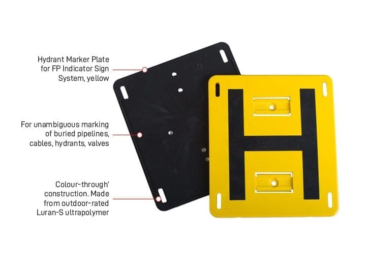 Esko Hydrant Marking Plate