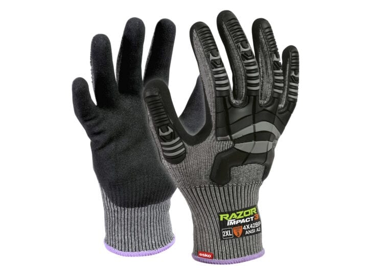 Esko Razor Impact 3 Glove, Grey - Image 2