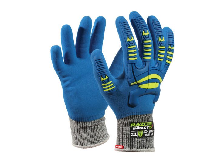 Esko Razor Impact 5+ Glove, Blue - Image 2