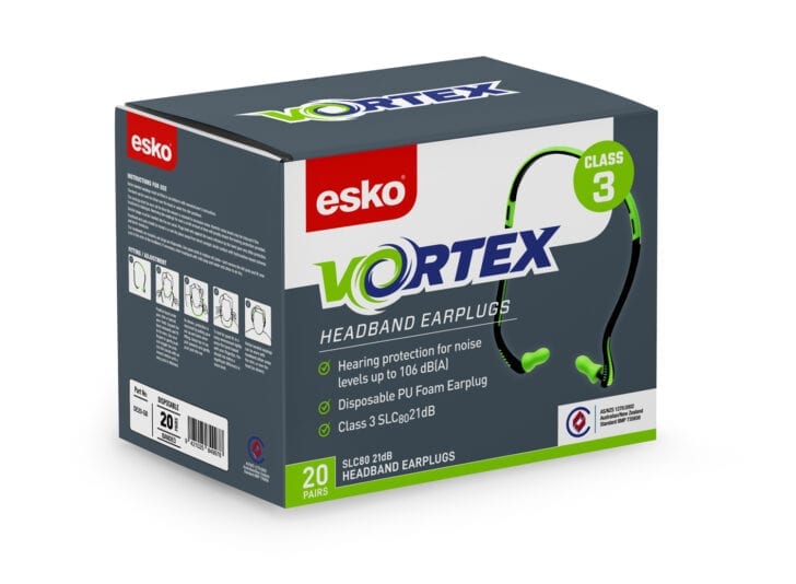 Esko Vortex Class 3 Headband Earplug, Box 20 - Image 3