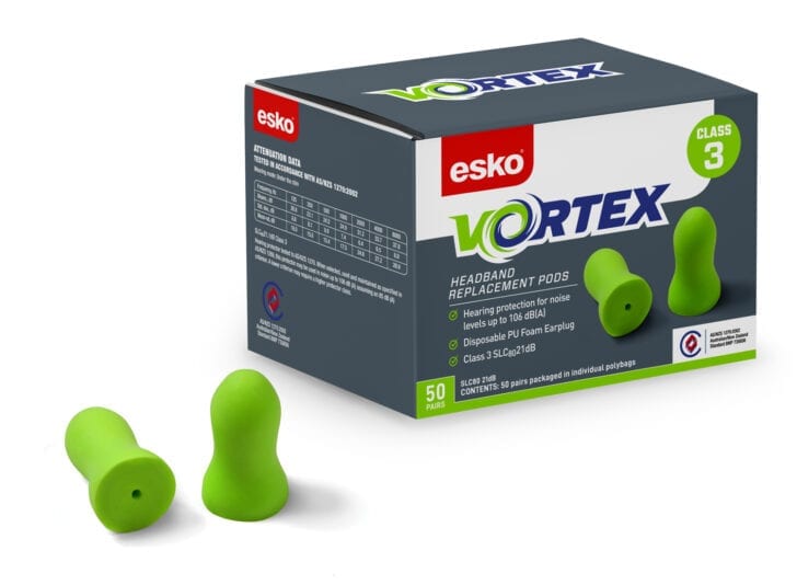 Esko Vortex Replacement Headband Earplug Pods - Image 2