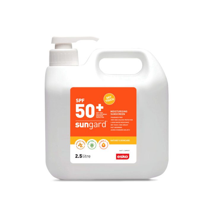 Esko SunGard SPF50+ Sunscreen, 2.5L Pump Bottle - Image 2