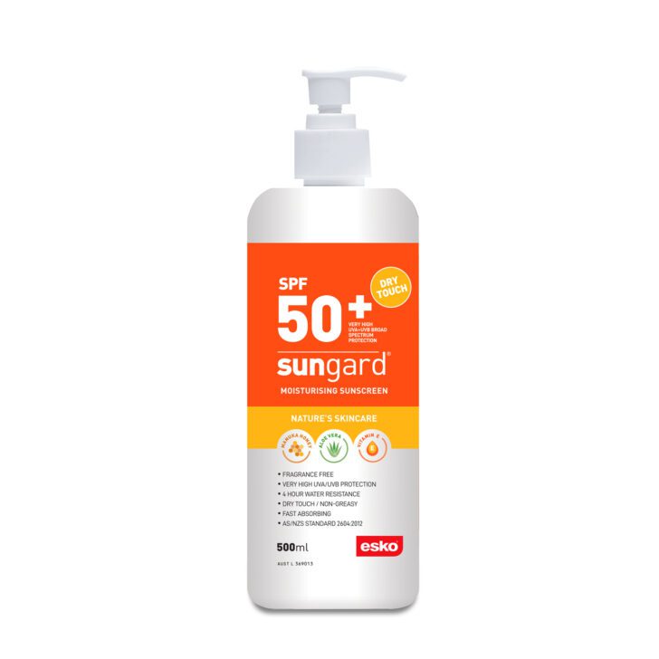 Esko SunGard SPF50+ Sunscreen, 500ml Pump Bottle - Image 2