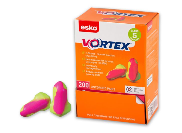 Esko Vortex Earplugs T-Shaped Uncorded - Image 2
