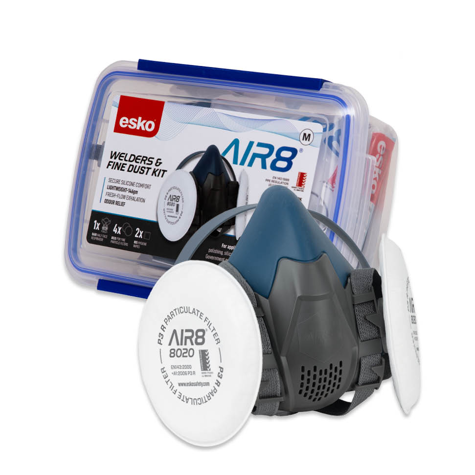 Fine shop dust respirator