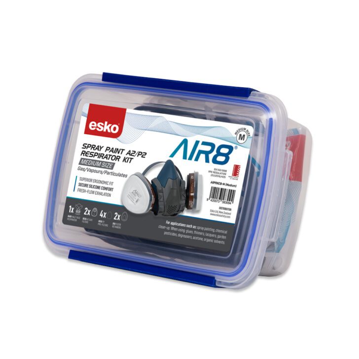 Esko AIR8 Spray Paint Clipbox Respirator Kit - Image 2